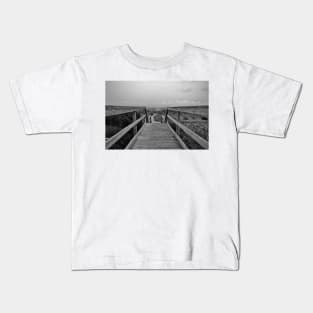 Walk To The Beach Kids T-Shirt